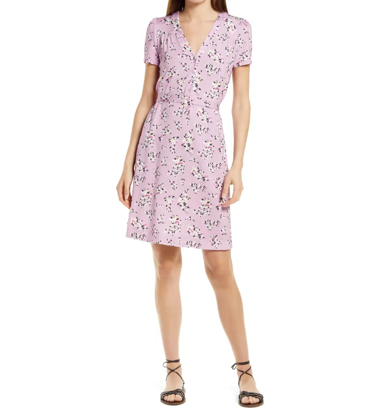  French Connection River Daisy Meadow Dress_MAUVE MIST MULTI