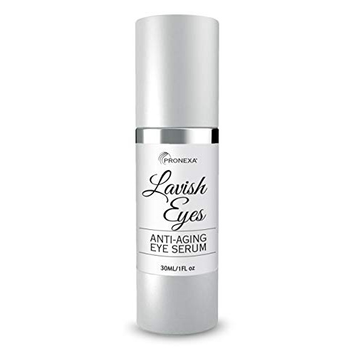  Fabulush Beauty Pronexa Hairgenics Lavish Eyes: Anti-Aging Under Eye Gel Serum to Reduce the Appearance of Dark Circles, Puffiness, Bags, Wrinkles, Fine Lines & Crows Feet Around Eyes. 1.0 FL OZ.