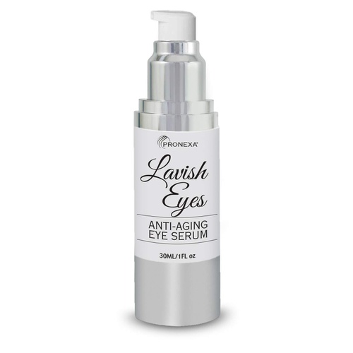  Fabulush Beauty Pronexa Hairgenics Lavish Eyes: Anti-Aging Under Eye Gel Serum to Reduce the Appearance of Dark Circles, Puffiness, Bags, Wrinkles, Fine Lines & Crows Feet Around Eyes. 1.0 FL OZ.