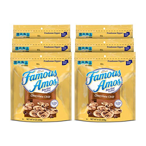  Famous Amos Chocolate Chip Cookies, 6 Count