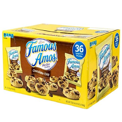  Famous Amos Chocolate Chip Cookies - 36/2 oz. by Famous Amos [Foods]