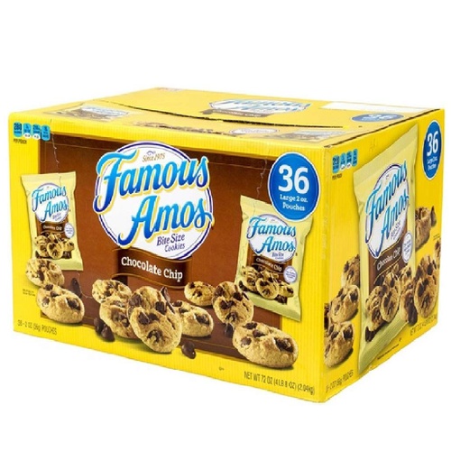  Famous Amos Chocolate Chip Cookies - 36/2 oz. by Famous Amos [Foods]