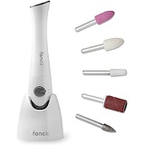 Fancii Professional Electric Manicure & Pedicure Nail File Set with Stand - The Complete Portable Nail Drill System with Buffer, Polisher, Shiner, Shaper and UV Dryer