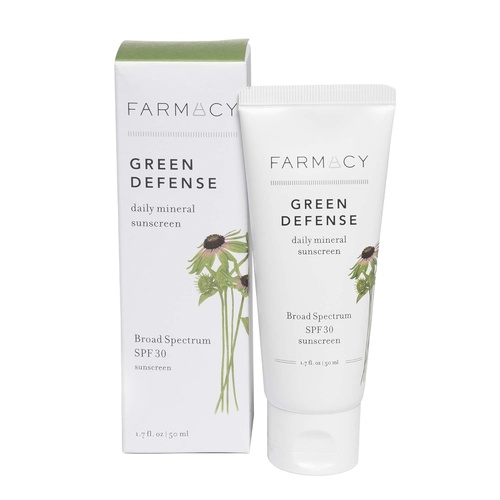  Farmacy Green Defense SPF30 Broad Spectrum Mineral Sunscreen with Zinc Oxide, Titanium Dioxide & Natural Antioxidants
