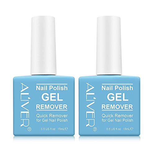  Feb'l Fleur Magic Nail Polish Remover 2pcs - Remove Gel Nail Polish Within 2-3 Minutes - Quickly Easily Remove Soak-Off Gel Nail Polish (0.5 Fl Oz)