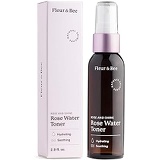 Fleur & Bee Rosewater Toner | Natural, 100% Vegan & Cruelty Free | Hydrating Rose Water Spray Mist | Alcohol Free | Dermatologist Tested Facial Toner for All Skin Types | Rose and Shine by Fle
