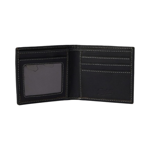  Florsheim Damon Bifold Wool and Leather Wallet