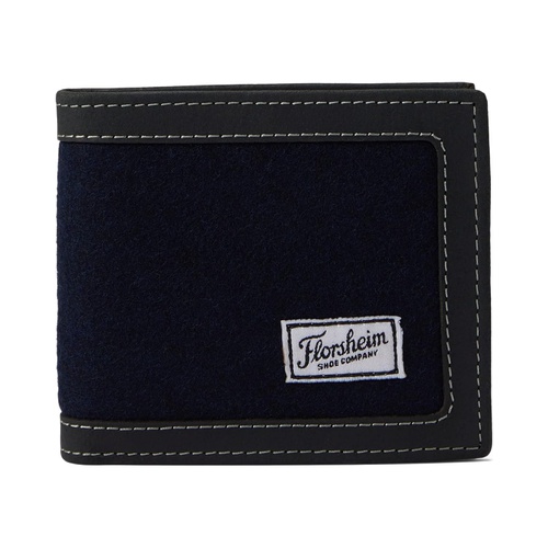  Florsheim Damon Bifold Wool and Leather Wallet