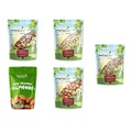 Food to Live Organic Raw Nuts in a Gift Box - A Variety Pack of Almonds, Cashews, Brazil Nuts, Hazelnuts, and Walnuts