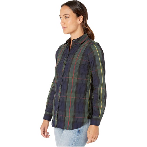  Foxcroft Petite Germaine Crinkle Buffalo Shirt