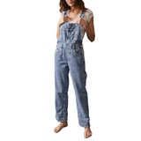 Free People Ziggy Cotton Denim Overalls