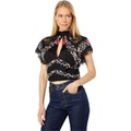 Free People Chiara Embroidered Top