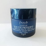 Fresh Lotus Youth Preserve Dream face Cream Super Lotus Night Recovery 1.6 oz / 50 ml