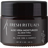 Fresh Rituals Vegan Face Moisturizer with Hyaluronic Acid, Aloe Vera and Niacinamide | 2 ounce | Cruelty Free, Paraben Free, Natural Ingredients | Light Weight Moisturizing Cream