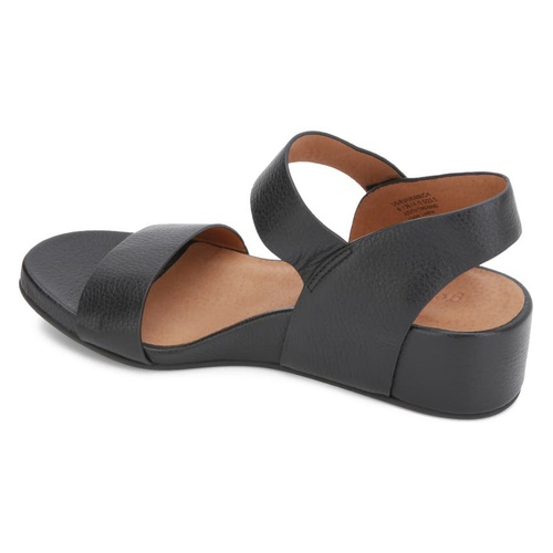  Gentle Souls by Kenneth Cole Gianna Sandal_BLACK LEATHER