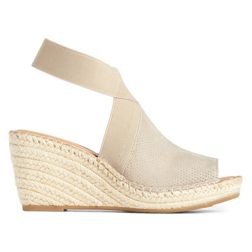  Gentle Souls by Kenneth Cole Gentle Souls Signature Colleen Espadrille Wedge_MUSHROOM SUEDE