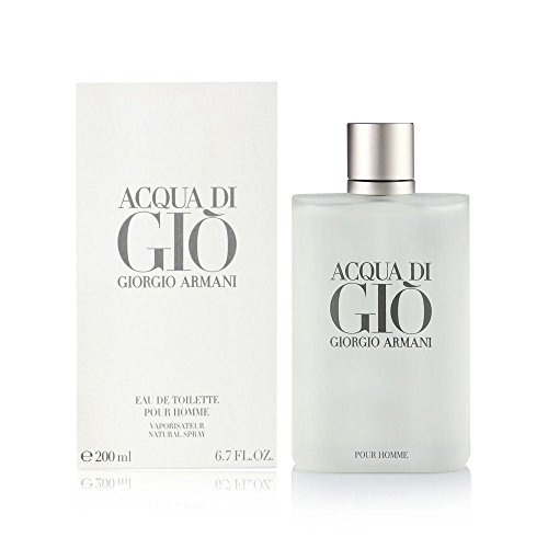 조르지오아르마니 Acqua di Gio by Giorgio Armani for Men Eau de Toilette Spray, 6.7 Fl Oz