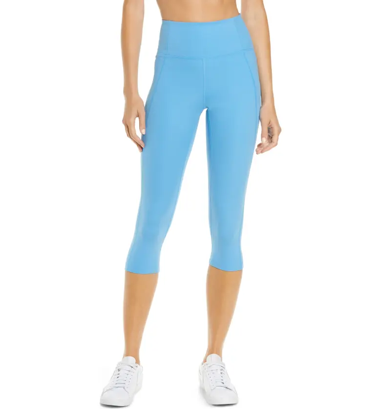 Girlfriend Collective High Waist Capri Leggings_HAZE