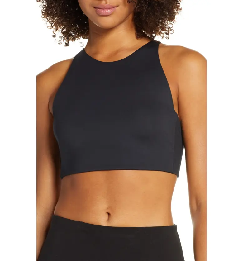 Girlfriend Collective Topanga Sports Bra_BLACK