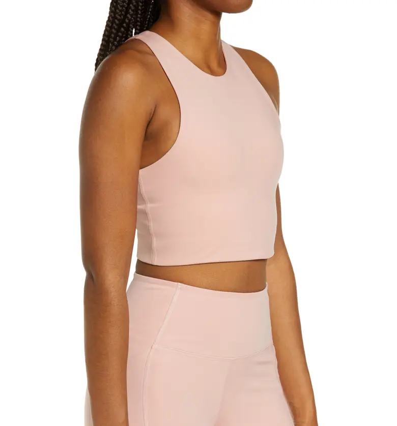  Girlfriend Collective Dylan Longline Racerback Sports Bra_MISTY ROSE