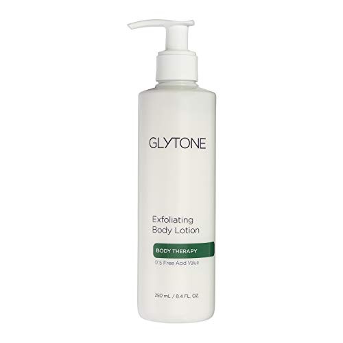  Glytone Exfoliating Body Lotion With 17.5 Free Acid Value Glycolic Acid, Keratosis Pilaris, KP, Smooths Rough & Bumpy Skin, Chicken Skin, Fragrance-Free, 8.4 oz.