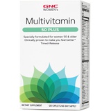 GNC Womens Multivitamin 50 Plus Supports Bone, Eye, Memory, Brain and Skin Health with Vitamin D, Calcium and B12 Helps Increase Energy Production 120 Caplets