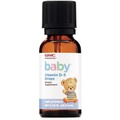 GNC Milestones Baby Vitamin D-3 Drops Supports Healthy Growth and Development, Healthy Bones, Gluten Free, Alcohol Free, Non-GMO Unflavored 0.25 oz.