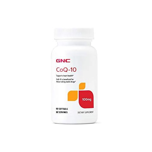  GNC CoQ-10-100mg, 60 Softgels, Supports Heart Health