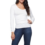 Good American Ribbed Top_WHITE001