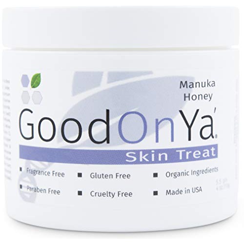  GOOD ON YA' Manuka Honey Face Moisturizer with Coconut Oil, Cocoa Butter, Aloe Vera, Vitamin E and Vitamin C - Anti Aging and Skin Cream - Pore Minimizer and MSM Cream (4 oz)