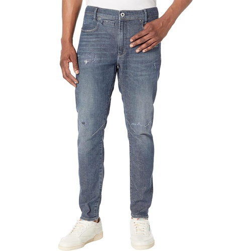  G-Star D-Staq 3-D Slim Fit Jeans in Faded Blues Restored