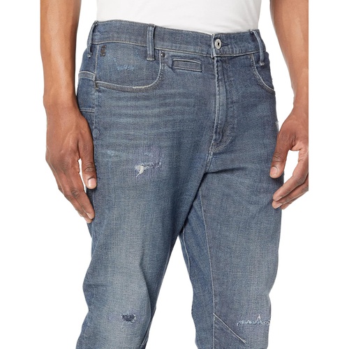  G-Star D-Staq 3-D Slim Fit Jeans in Faded Blues Restored