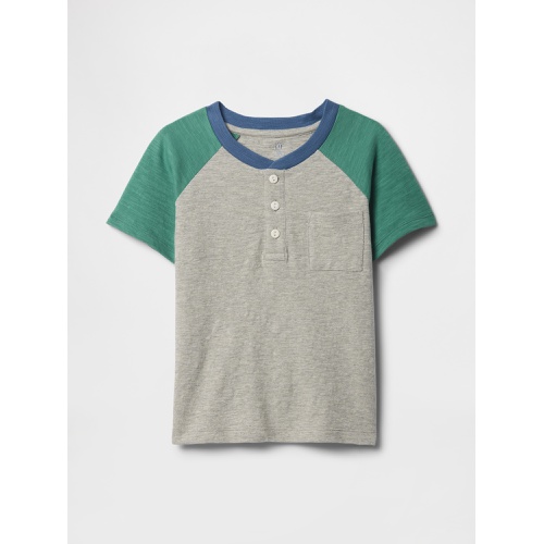 갭 babyGap Colorblock Henley T-Shirt