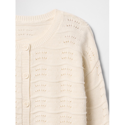 갭 Gap Kids Relaxed Crochet Cardigan