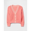 Gap Kids Crochet V-Neck Cardigan
