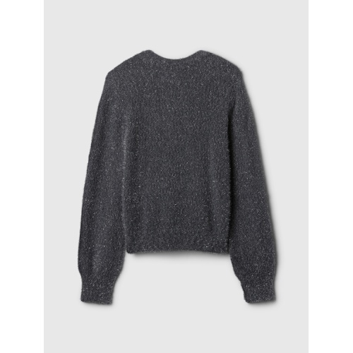 갭 Gap Kids Relaxed Cable-Knit Heart Sweater