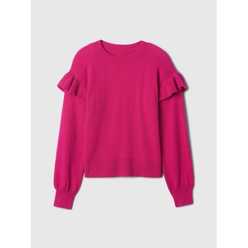 갭 Gap Kids CashSoft Ruffle Sweater