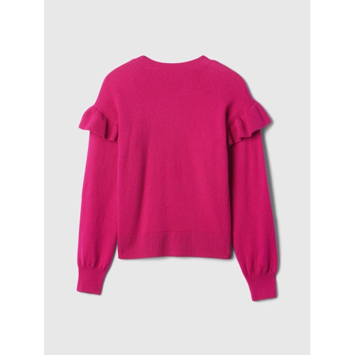 갭 Gap Kids CashSoft Ruffle Sweater