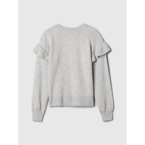갭 Gap Kids CashSoft Ruffle Sweater