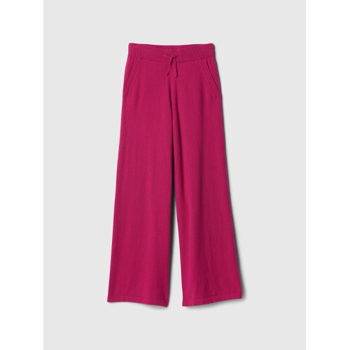 갭 Gap Kids CashSoft Relaxed Wide-Leg Pants