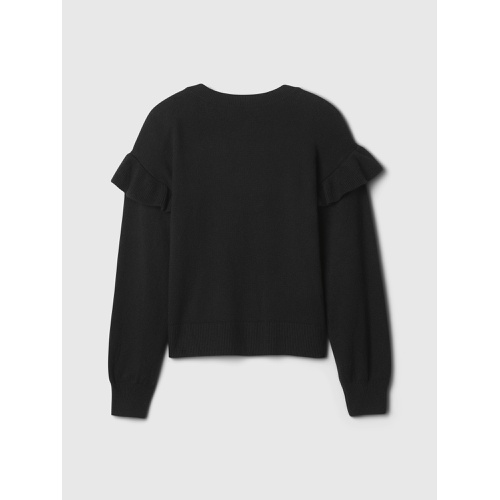 갭 Gap Kids CashSoft Ruffle Sweater