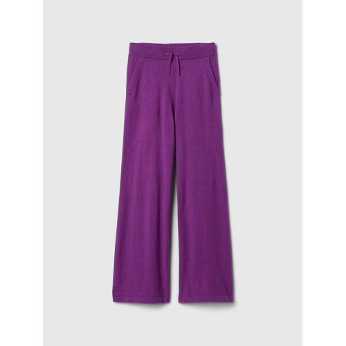 갭 Gap Kids CashSoft Relaxed Wide-Leg Pants