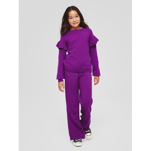 갭 Gap Kids CashSoft Relaxed Wide-Leg Pants