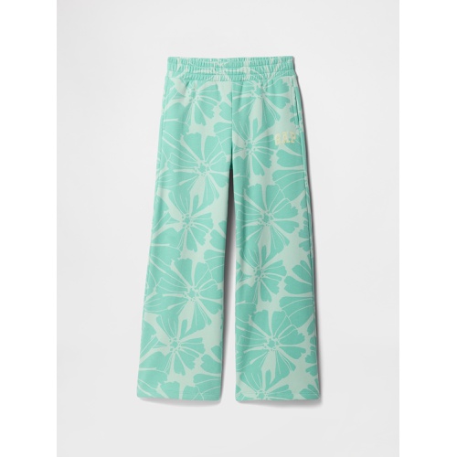 갭 Kids Relaxed Gap Logo Wide-Leg Pants
