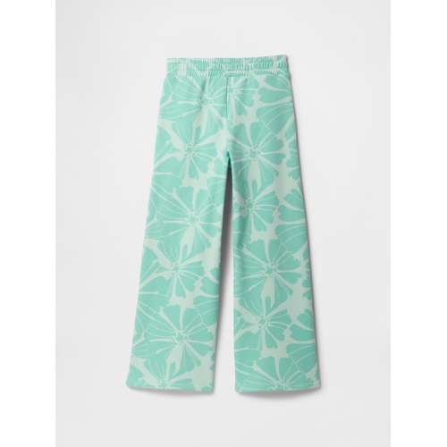 갭 Kids Relaxed Gap Logo Wide-Leg Pants