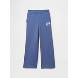Kids Relaxed Gap Logo Wide-Leg Pants