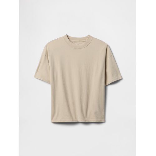 갭 Gap Kids Relaxed Washed Crewneck T-Shirt