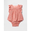 Gap Baby Smocked Ruffle-Sleeve Bodysuit Dress