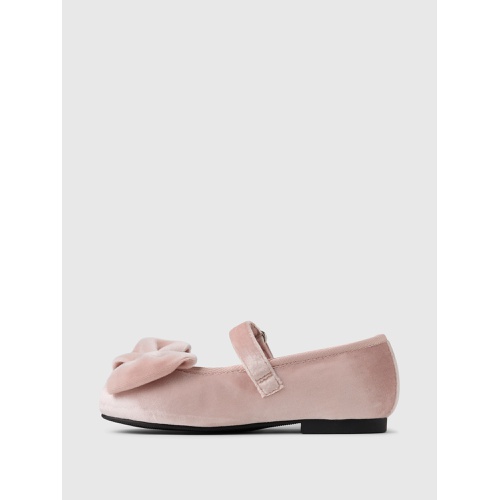 갭 Gap Baby & Toddler Velvet Mary Jane Flats