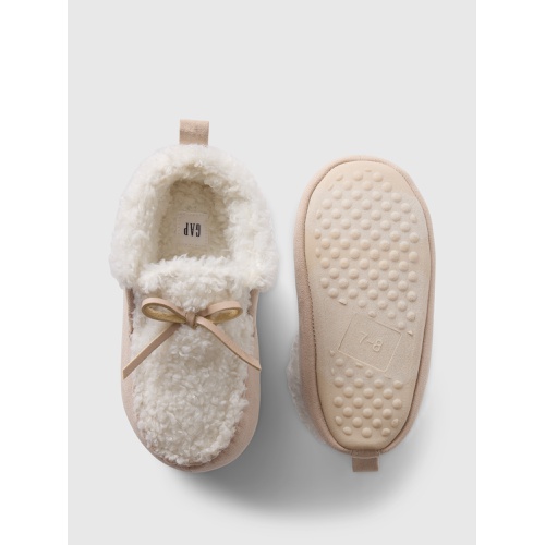 갭 Gap Baby & Toddler Cozy Moc Slippers